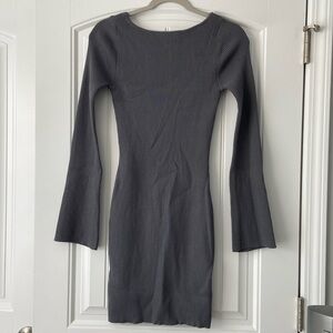 H&M Ribbed Shapewear Sweater Dress